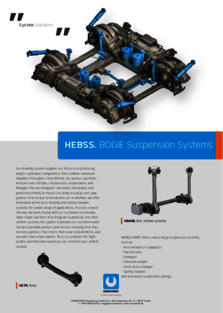 Bogie Suspension Systems