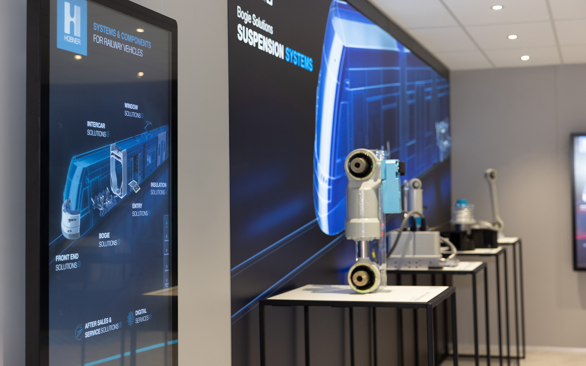 Photos of the HEMSCHEIDT Rail booth at InnoTrans