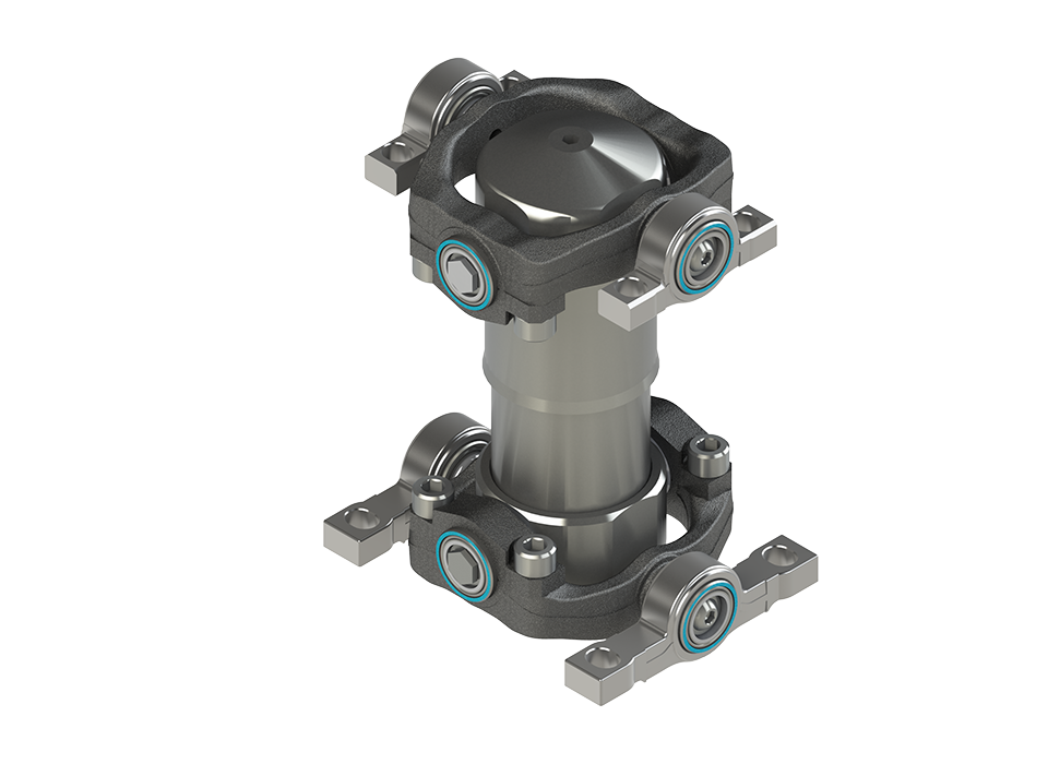 Detailed view of the special dampers (HED)